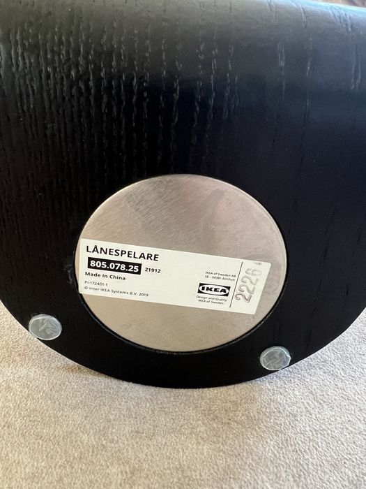 Stojak na słuchawki Ikea lånespelare, czarny!