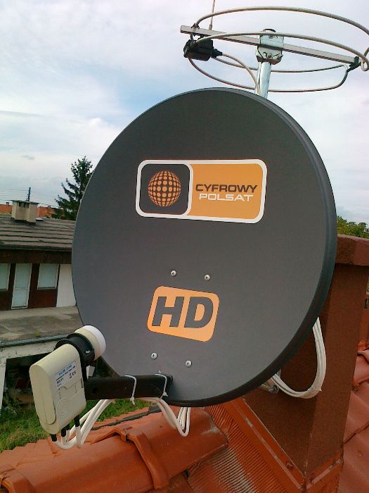 Montaż anten sat , dvb-t ustawianie, wieszanie telewizorów Lipno tanio