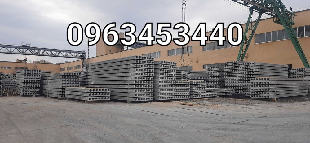 Плити перекриття екструдовані, Н-160мм, Н-220мм, Н-320мм