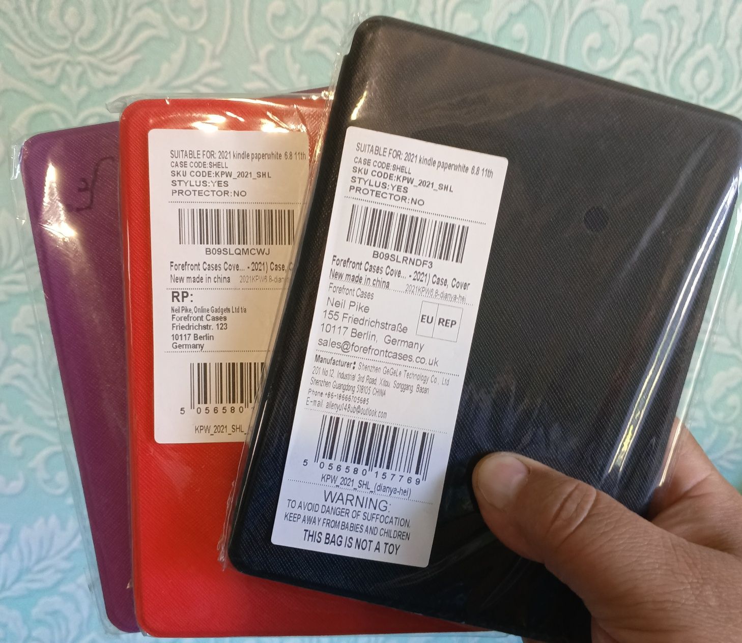 Планшет Amazon Fire 7  - Чорний з чохлом