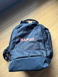 czarny plecak Maplus