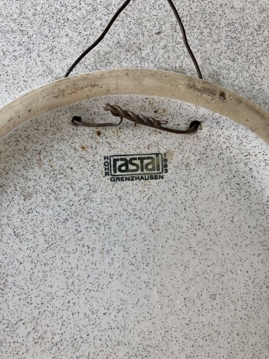 Prato decorativo em ceramica, Bitburger