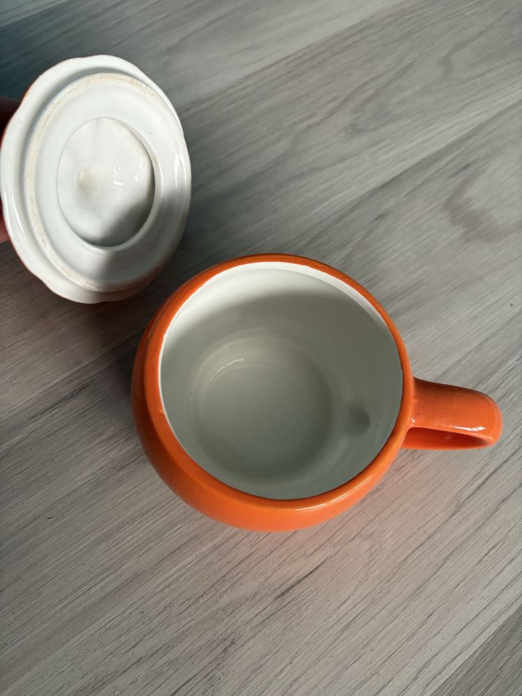 Kubek dynia z przykrywką