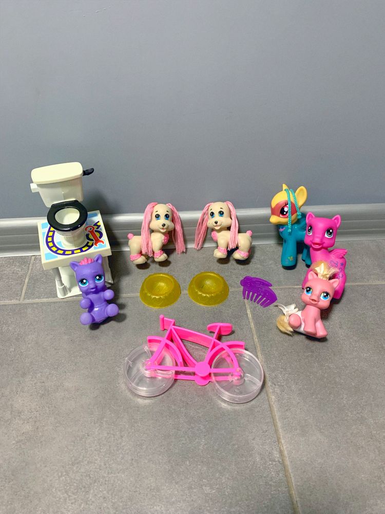 Детский, игровой набор: поники (собачки) My Little Pony с аксессуарами