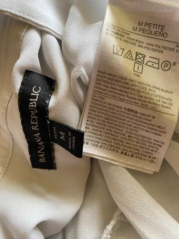 M  Banana republic koszula tunika laczone materialy falbanki oversize