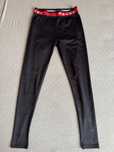 Legginsy spodnie czarne z napisem