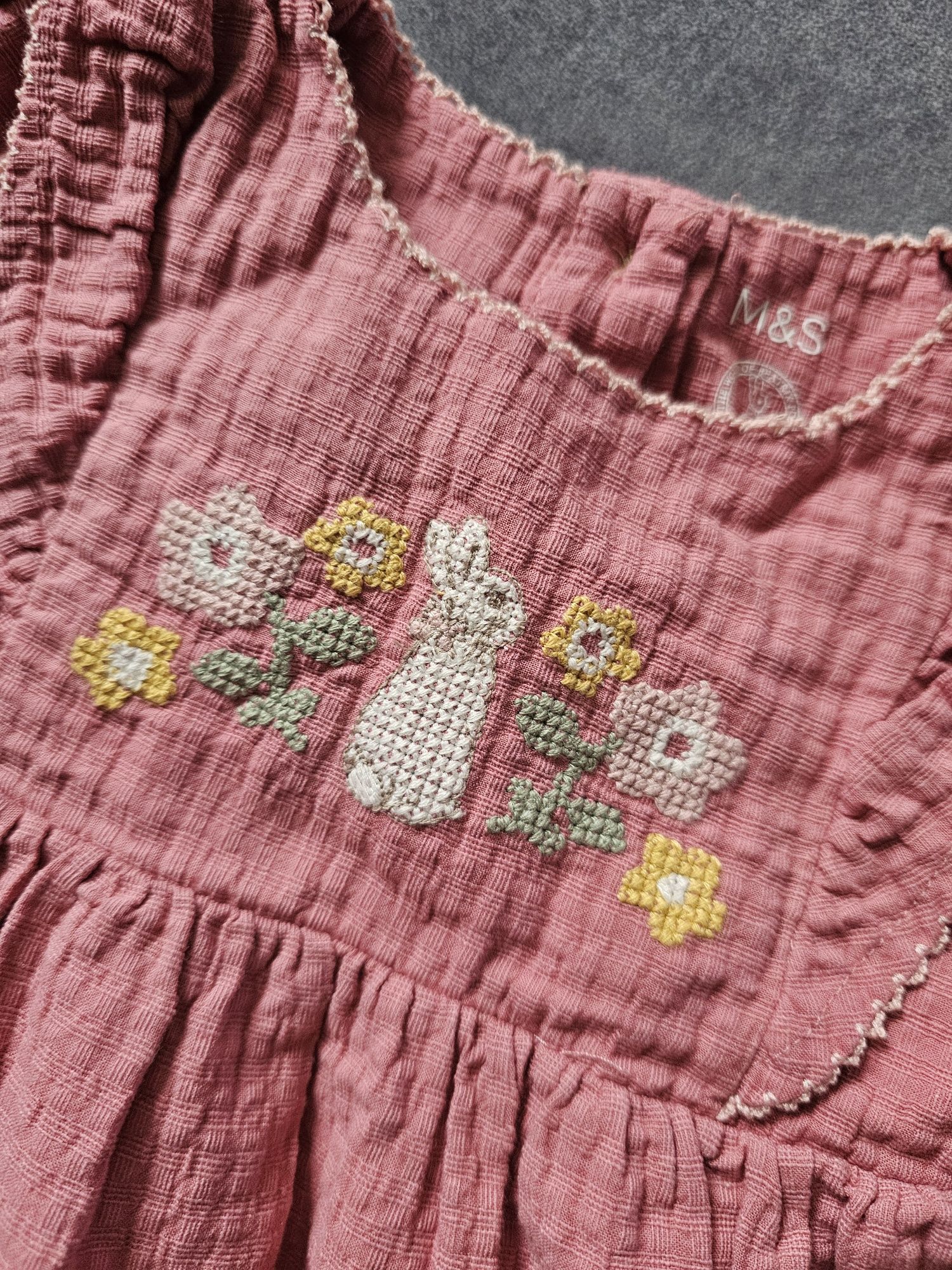 M&S Sukieneczka w stylu boho 6-9m