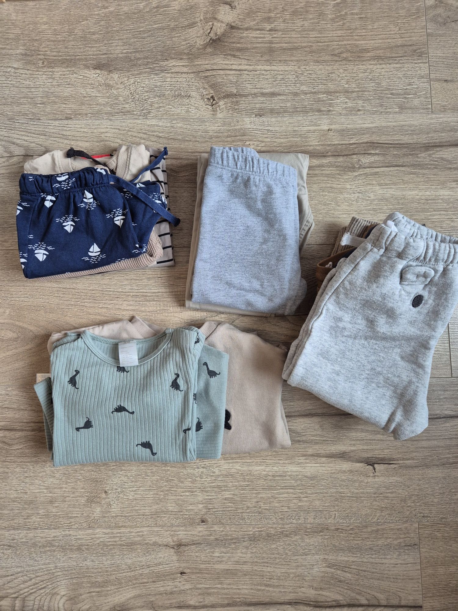 Zestaw ubranek dla chłopca, paka 86 H&M, Lupilu