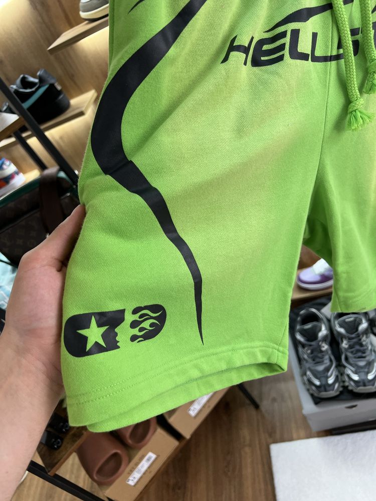 Шорти Hellstar Classic Green Logo