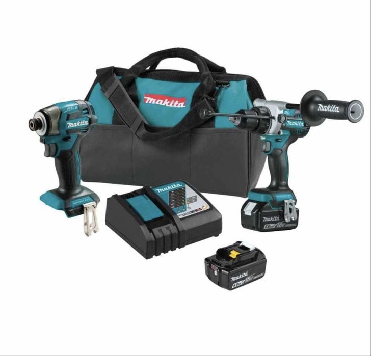 Набір акумуляторних шуруповертів Makita XT297T 18v.(XPH14+XDT20+akb)