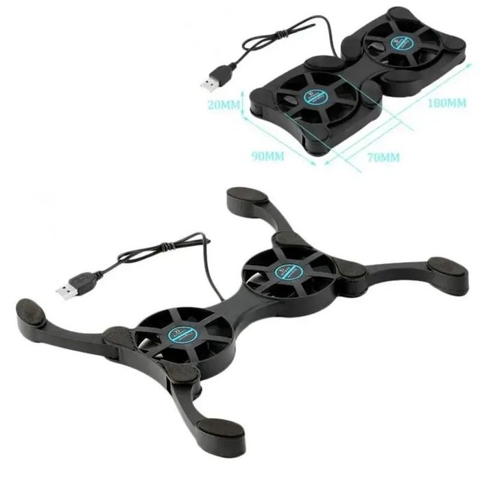 Складной охлаждающий радиатор ICE Coorel для ноутбука