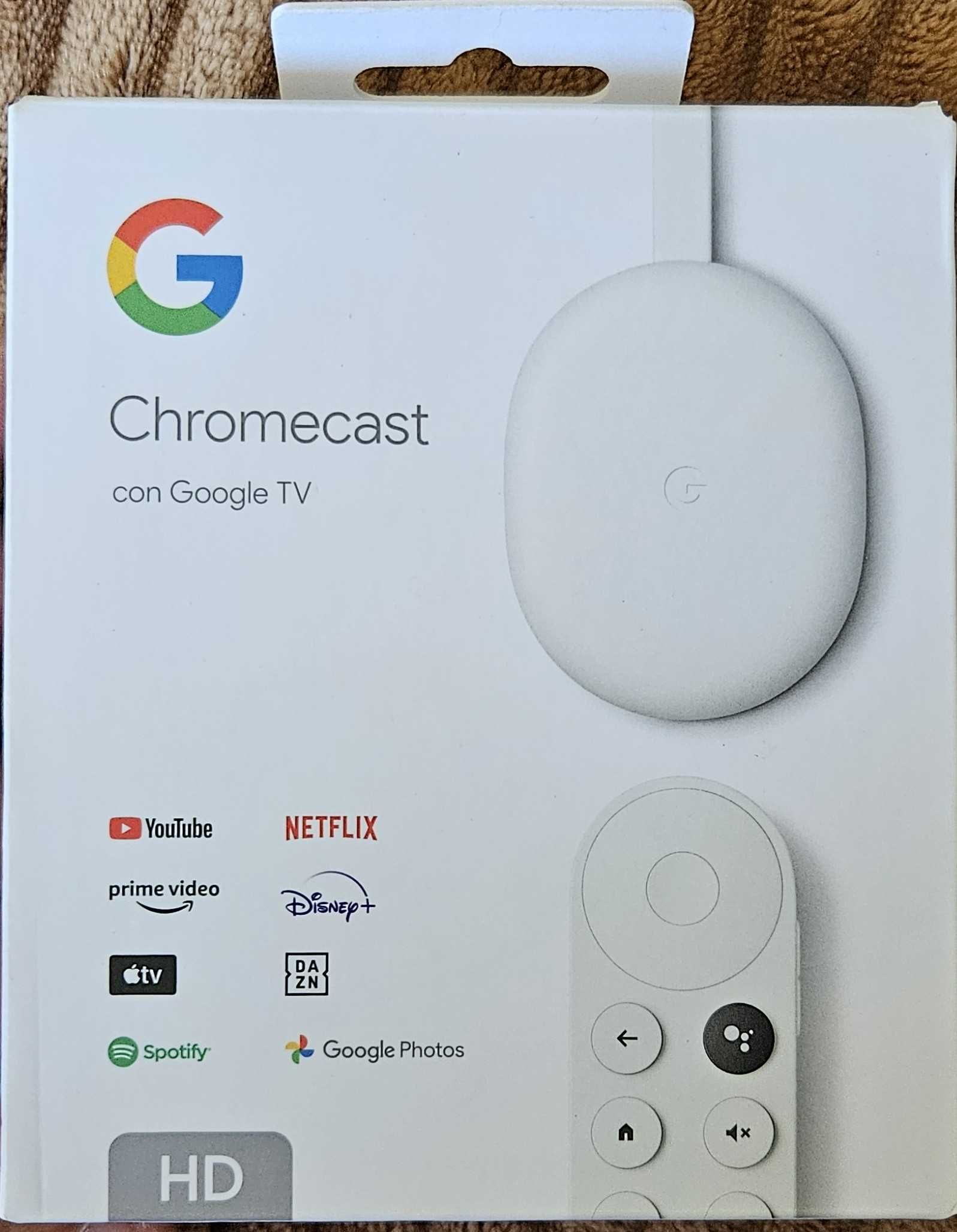 Google TV Chromecast com (HD)+capa de silicone