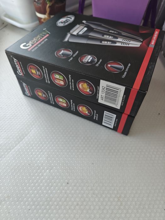 Набір /машинка/ для стрижки GEEMY GM-598 3в1 (машинка, бритва, триммер