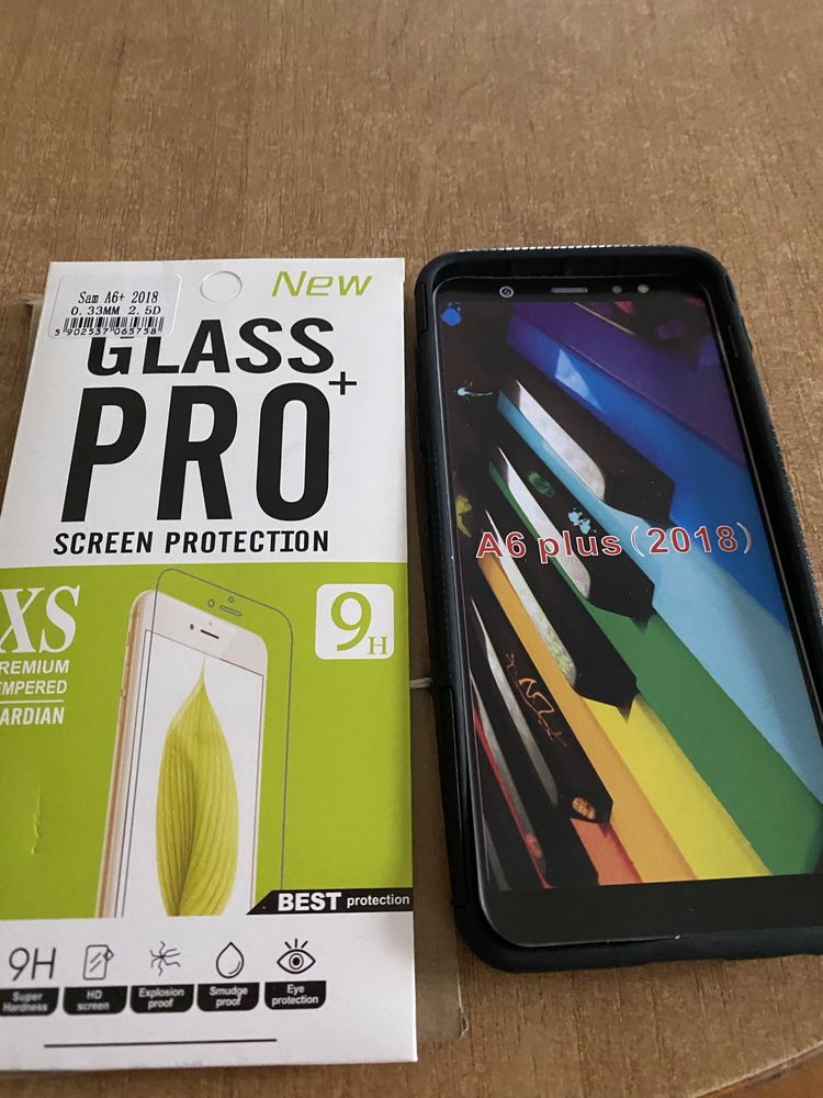 Etui Case pancerne do Samsung Galaxy A6 plus 2018 + szklo hartowane