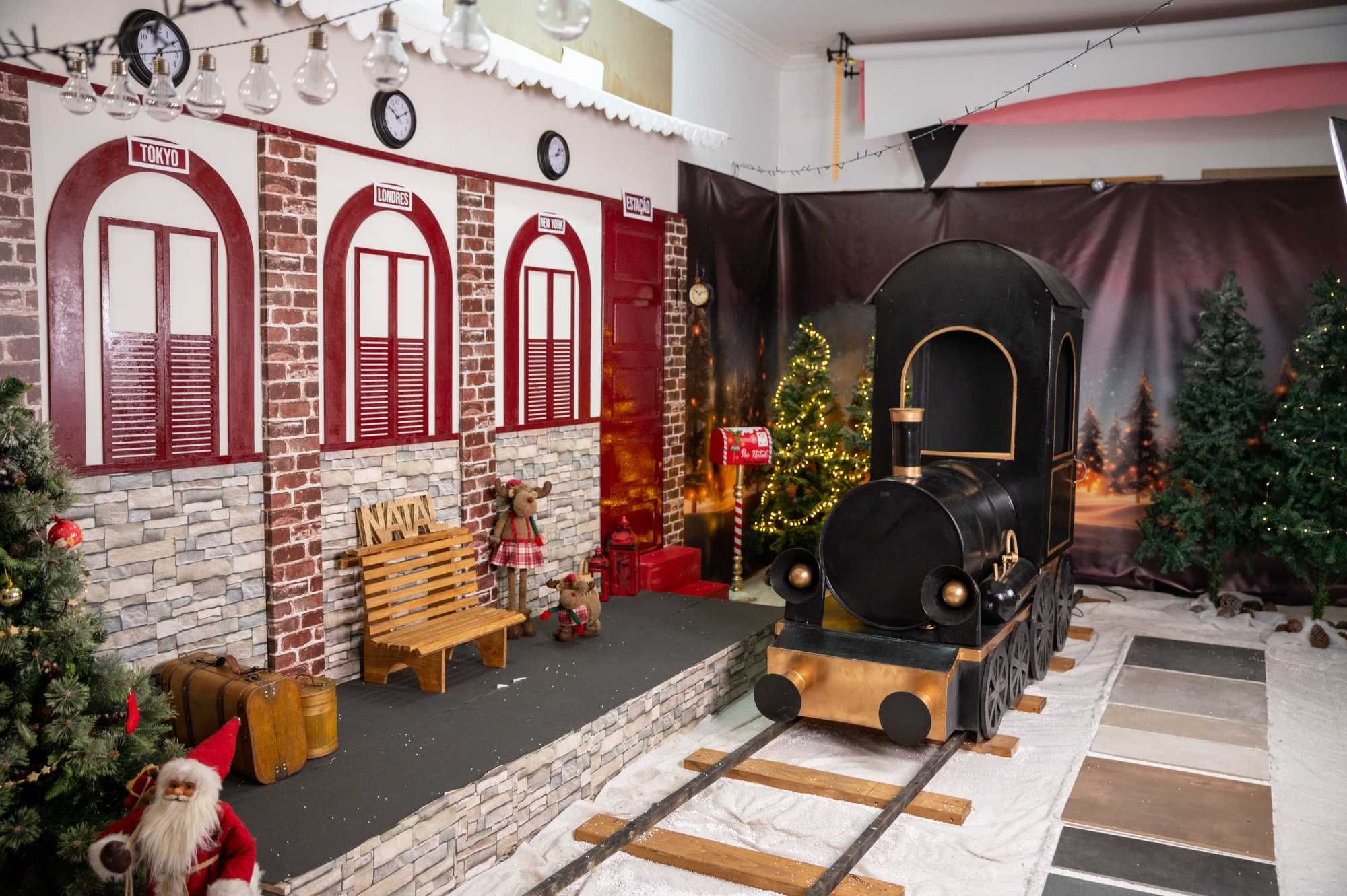 Cenário Natal - Comboio - Polar Express