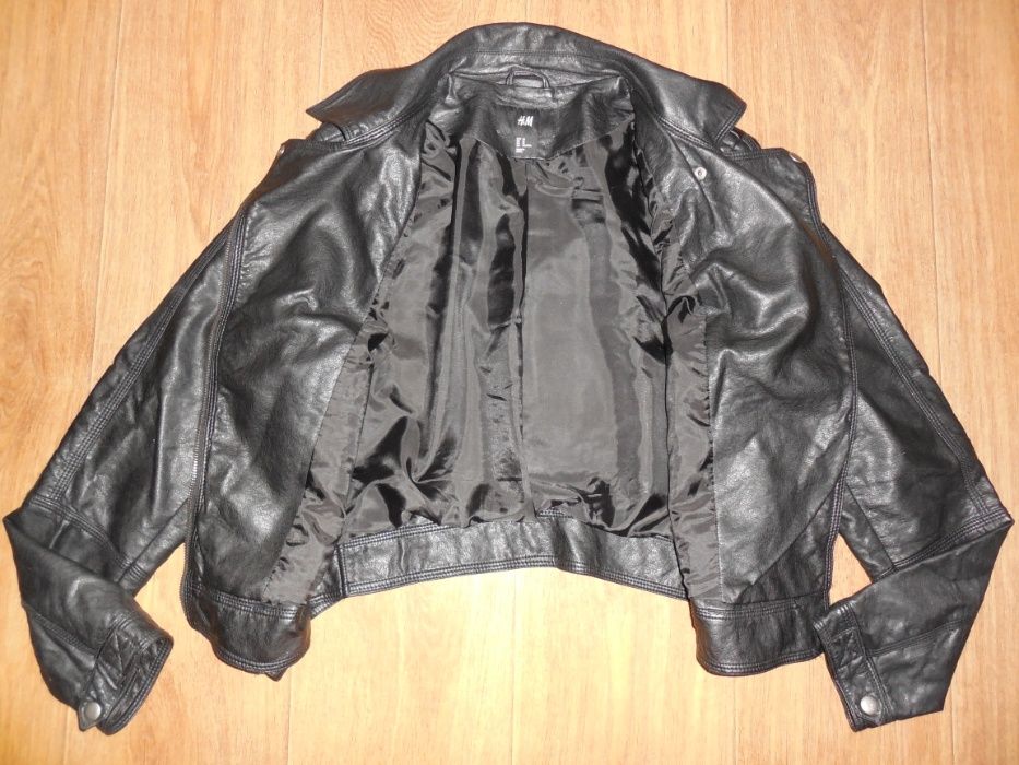 Продаю куртку - косуху *H&M* мягкий кожзам, р.10.. M (46)