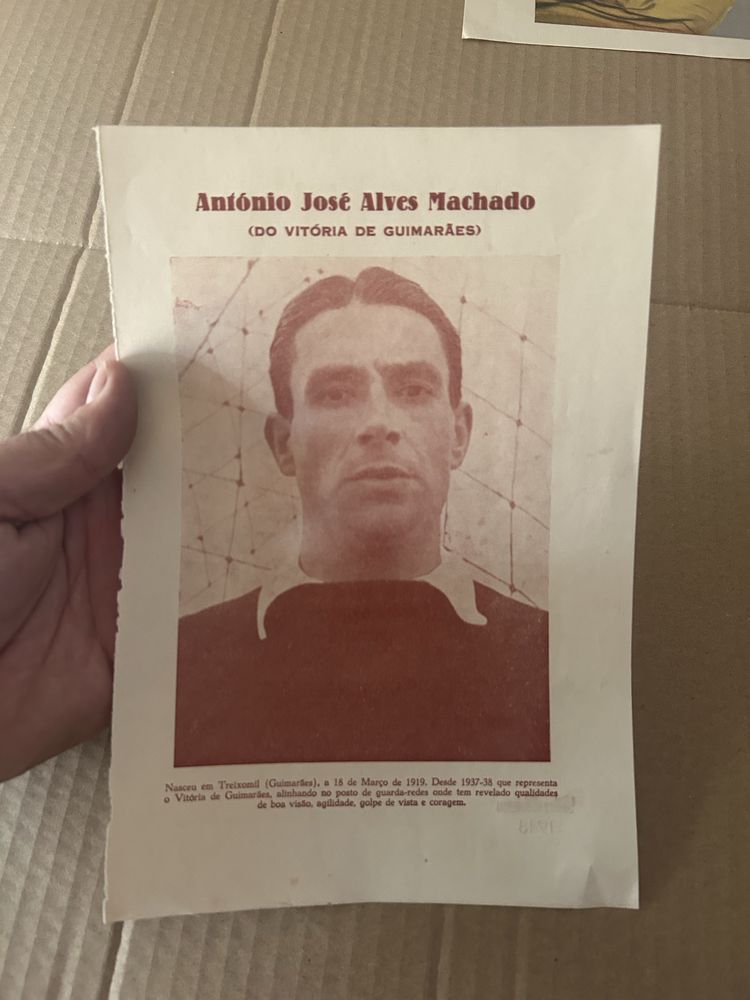 António J A Machado 1948 Vitória Guimarães separata Stadium