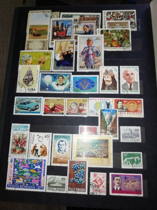 kolekcja znaczków z lat 60/70/80tych Polska i Świat