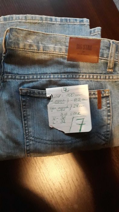 Sprzedam spodnie big star 7 par do wyboru