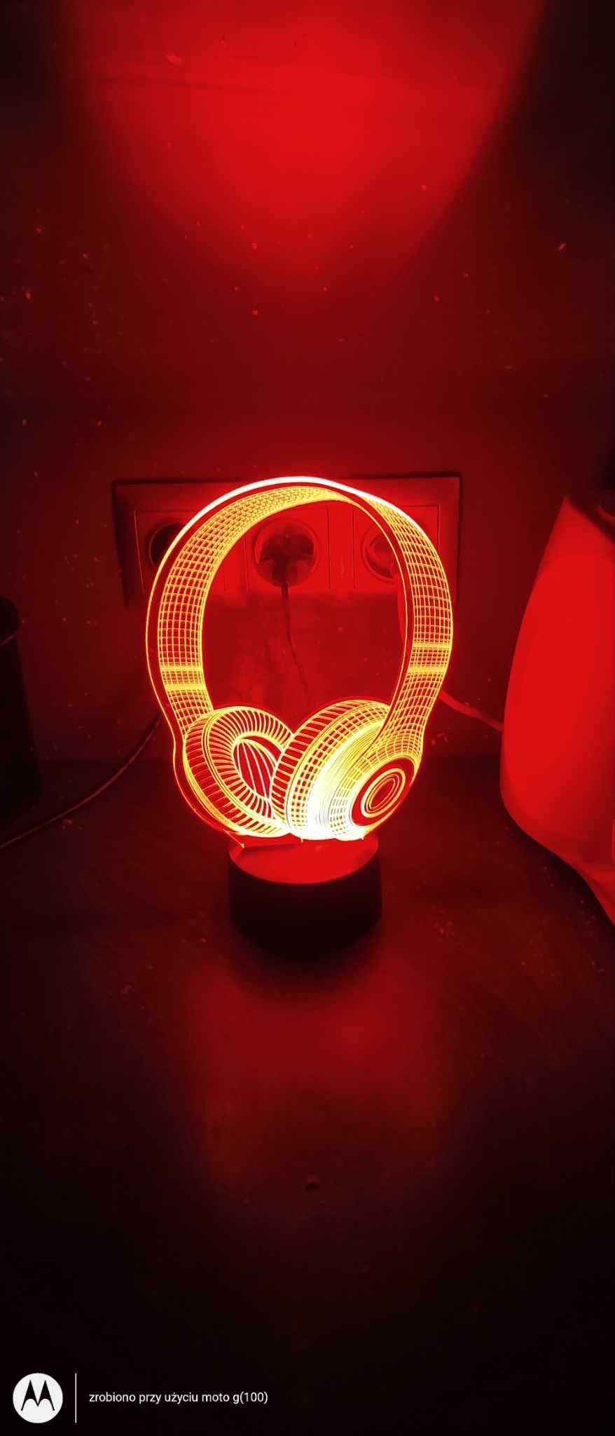 Lampka nocna led 3d 7 kolorów