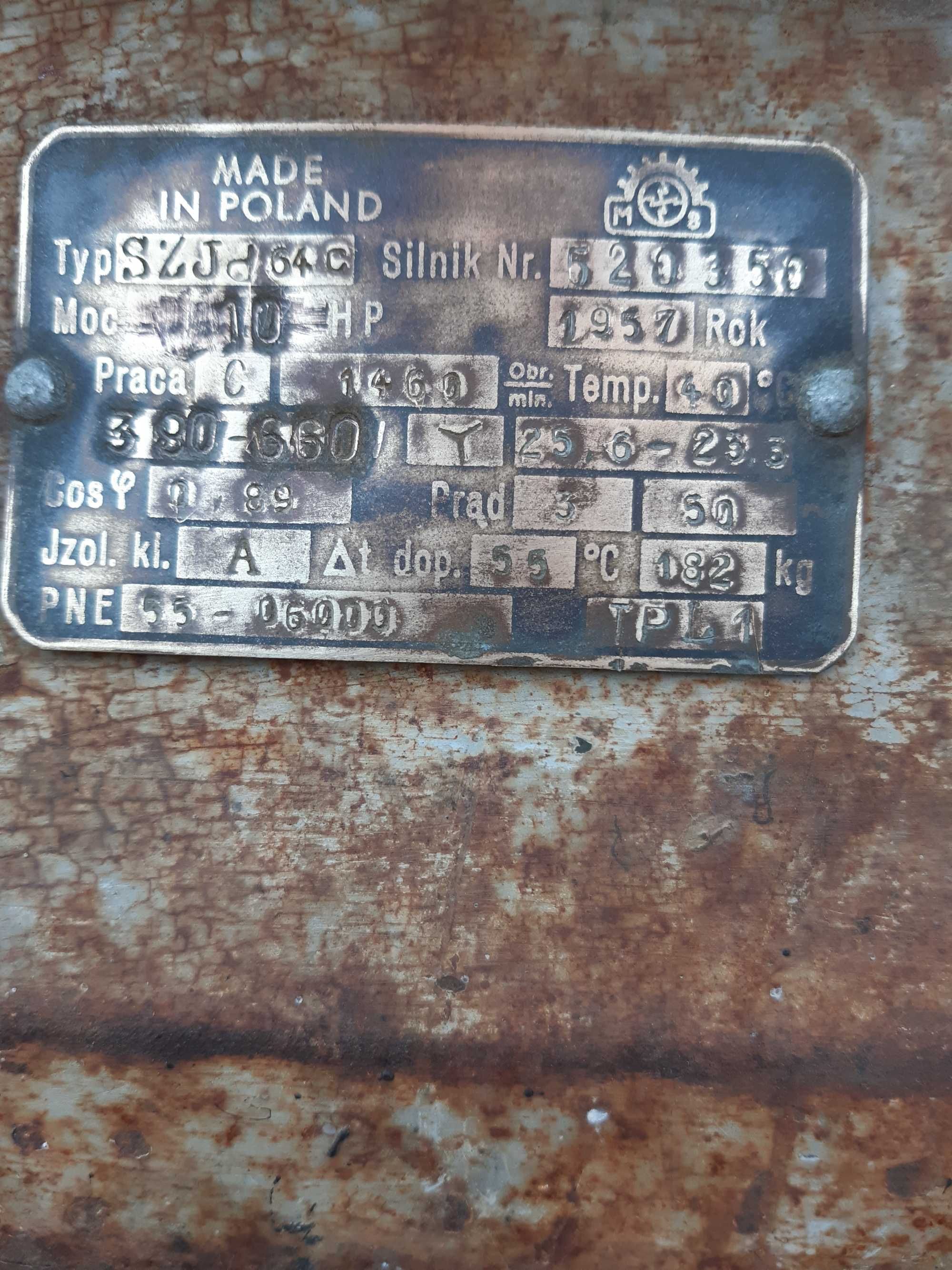 Silnik elektryczny na wózku - sprawny!!!