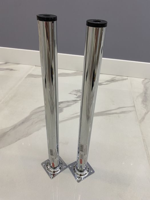 Ніжка меблева кругла Larvij хром (L61R40CH30)