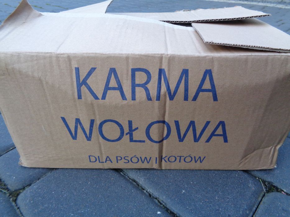 Karma-Mięso Wołowe Mrożone 10kg