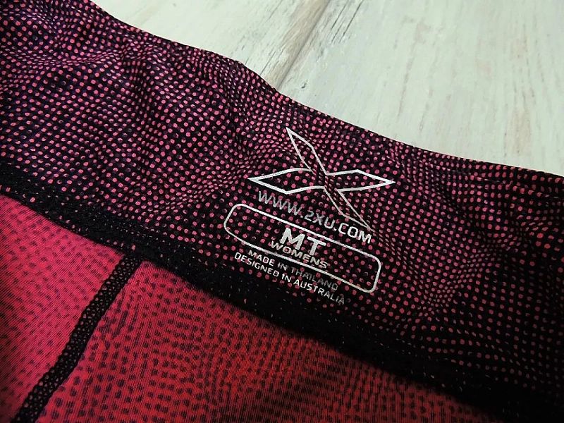 2xu Mid-rise Print Compression Legginsy Kompresyjne Run Biegania