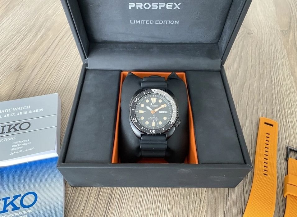 Seiko prospex men's ninja turtle (edição limitada)