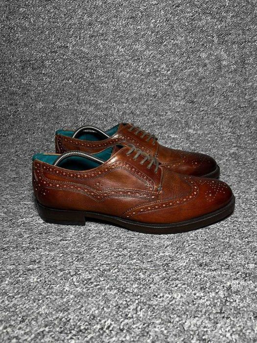 Чоловічі броги туфлі челсі TED BAKER Senape Leather Wingtip 44.5(28.5)