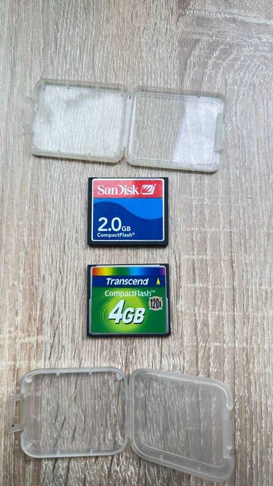 Карта памяти для фотоаппарата CompactFlash Transcend, SanDisk