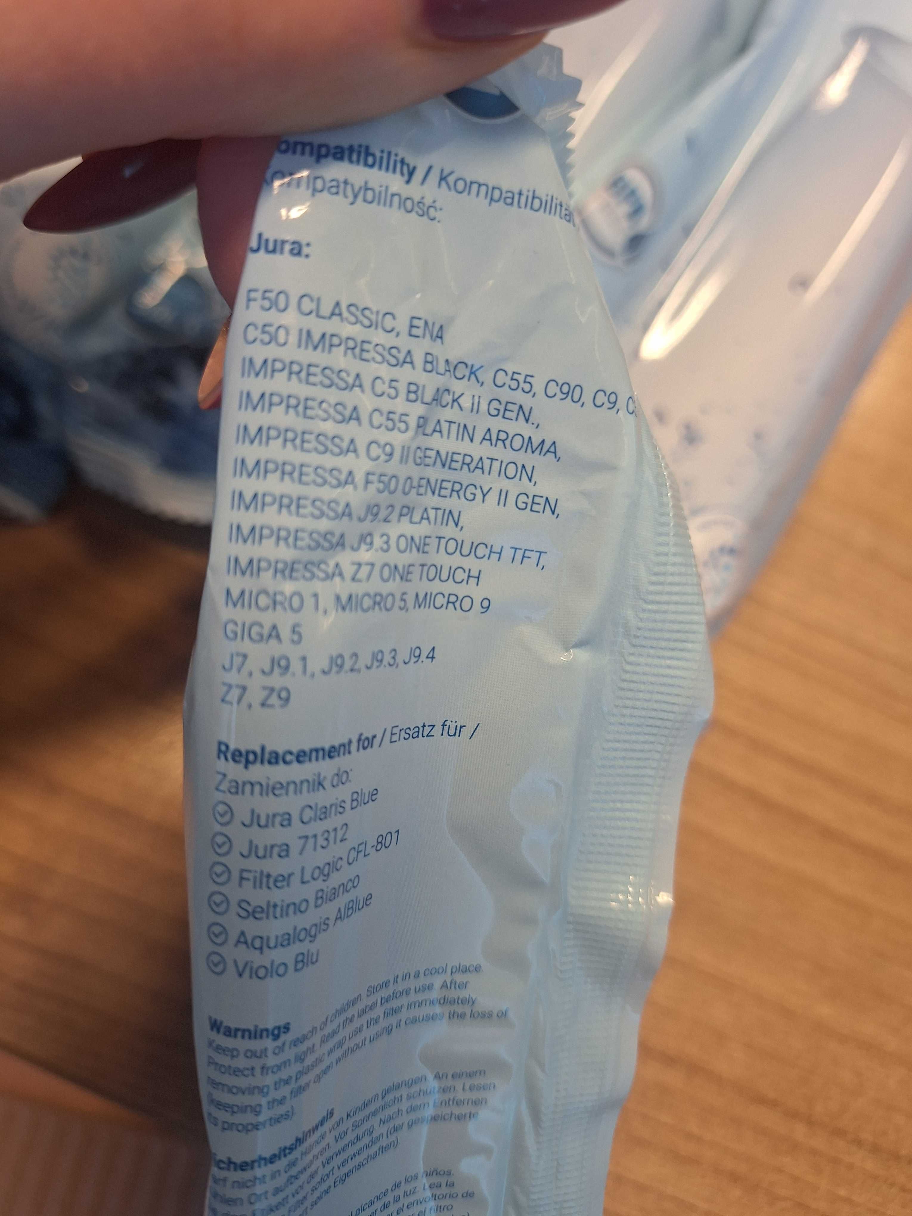 Filtr do wody wessper Aqua Blue komplet 6 sztuk nowy