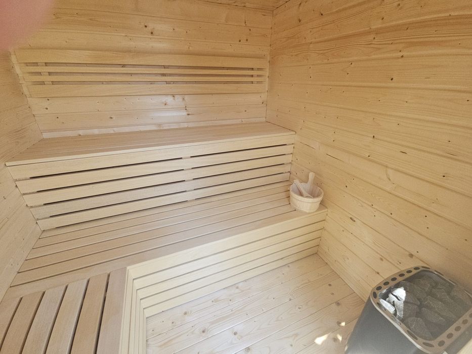 Zewnętrzna Sauna fińska model Kopenhaga 2