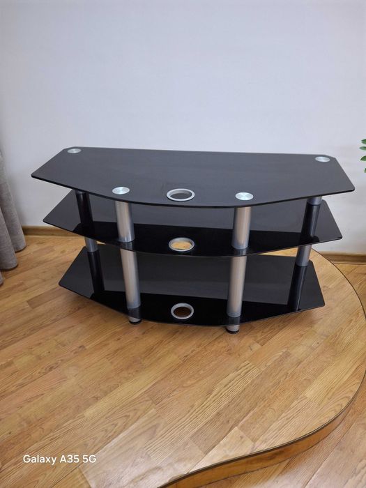 Тумба під телевізор скляна