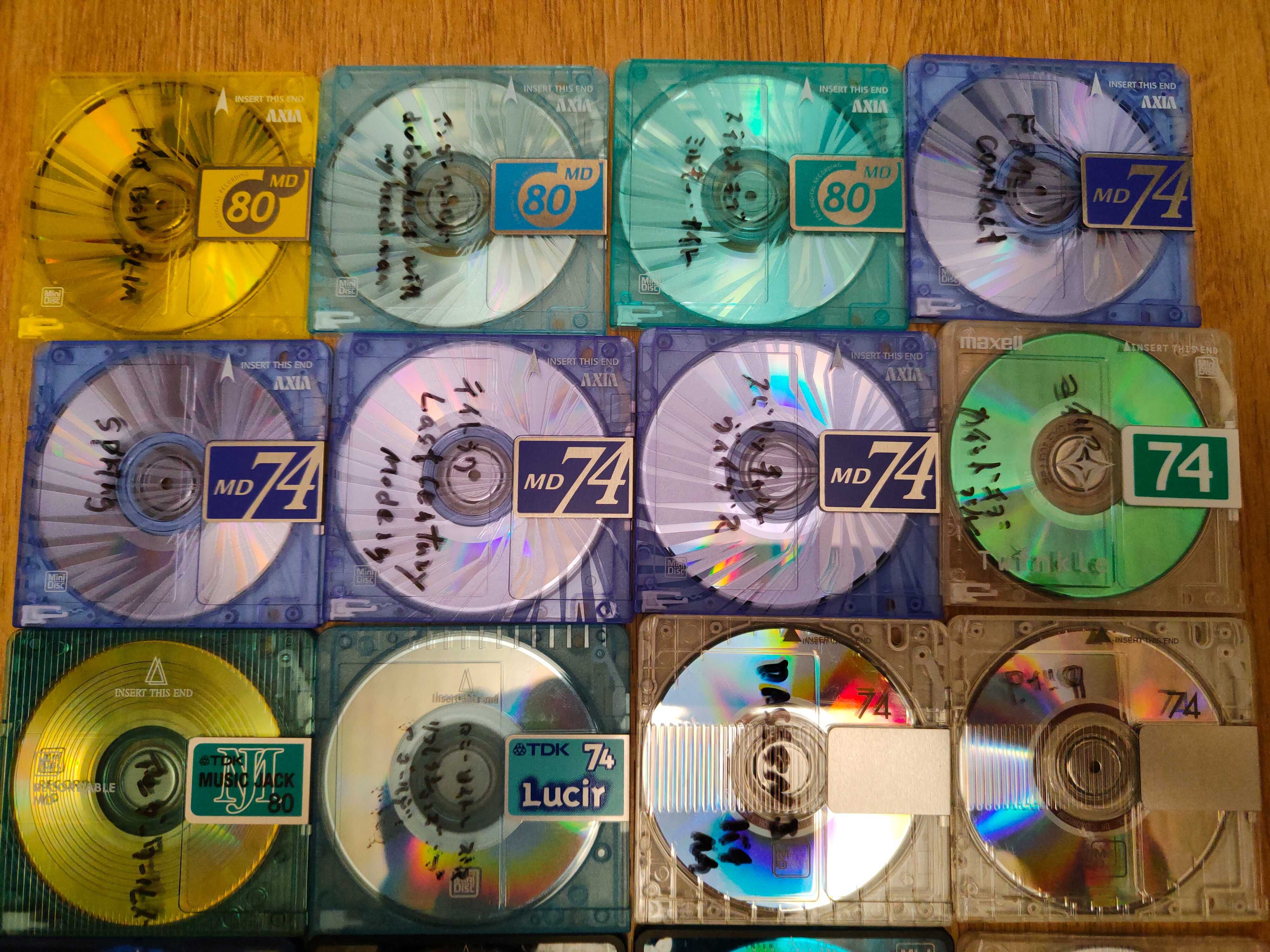 MD MiniDisk Axia. Sony. Maxell. TDK