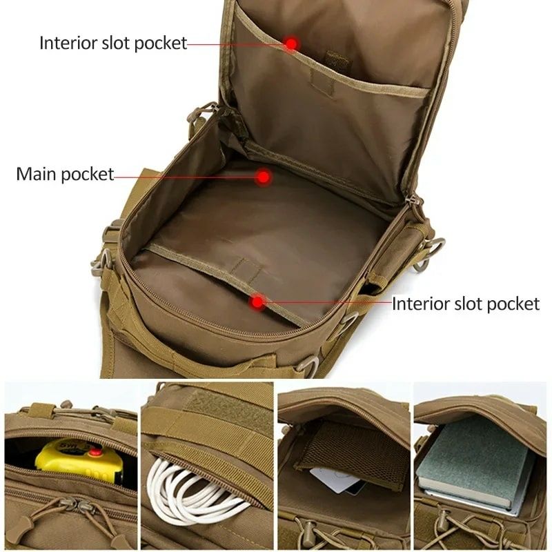 Тактическая сумка-рюкзак 15 литров /черная/пиксель/мультикам СР/