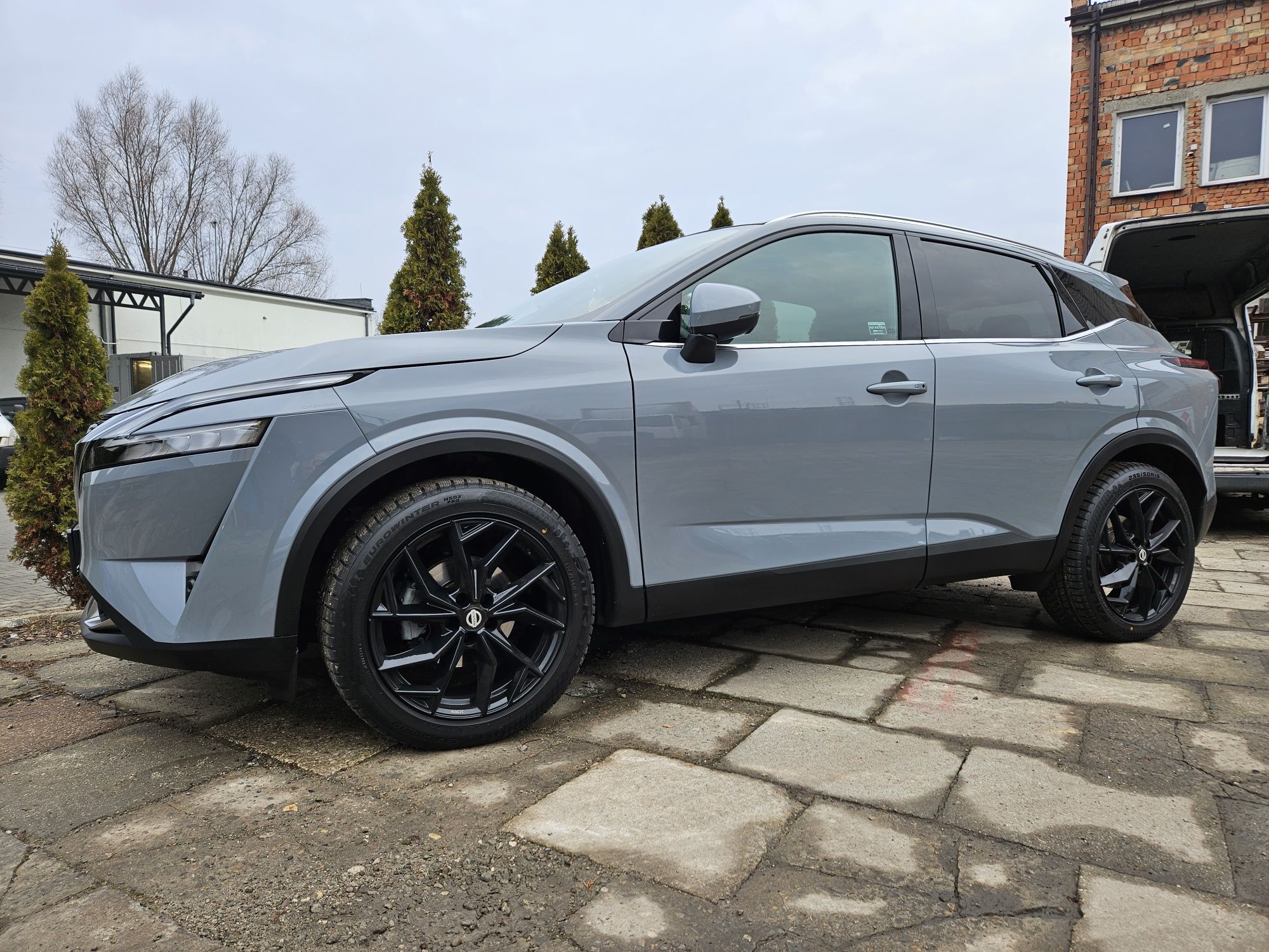 Nissan 18 " Nowe 5x114.3 Qashqai X-Trail Rogue Felgi Czarne Alufelgi
