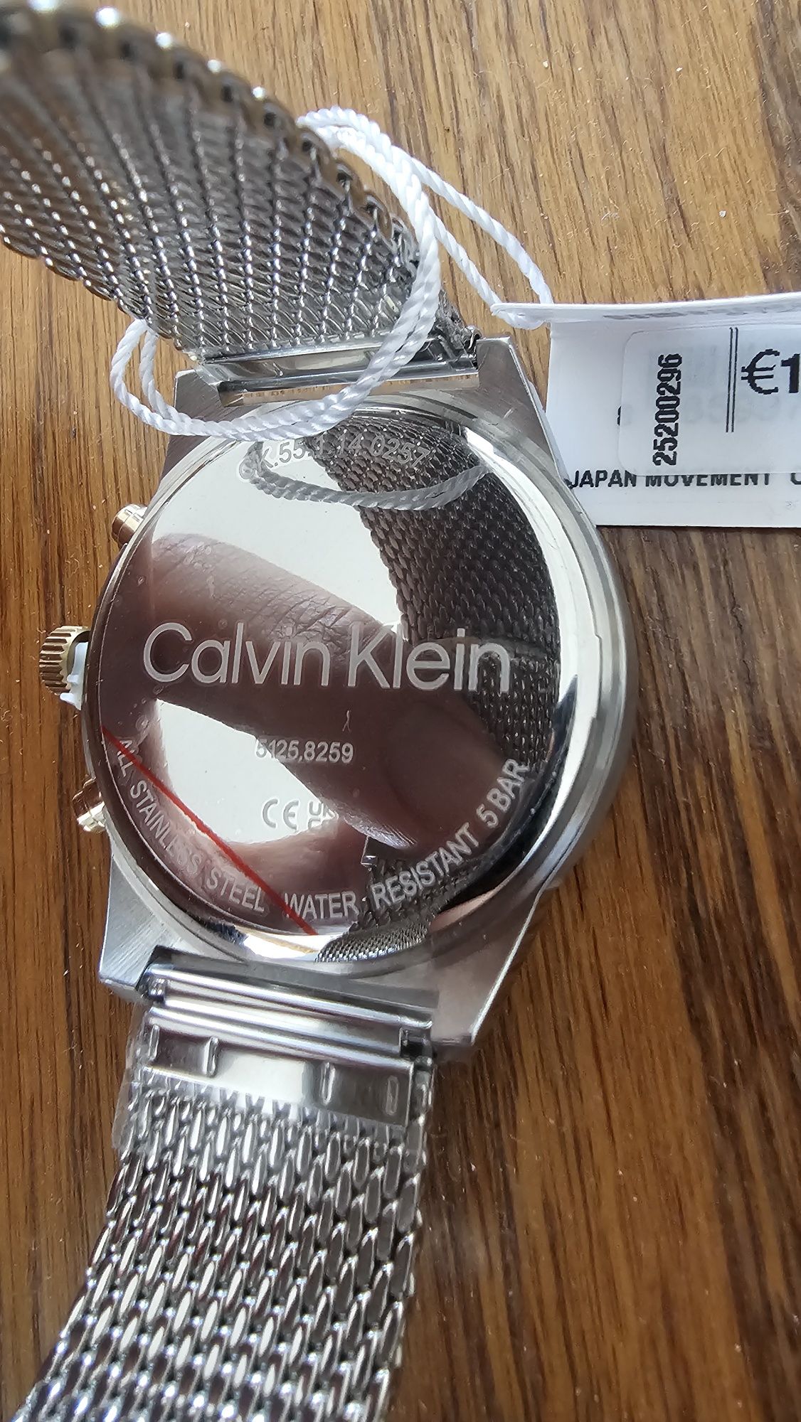 Zegarek Calvin Klein nowy srebrny