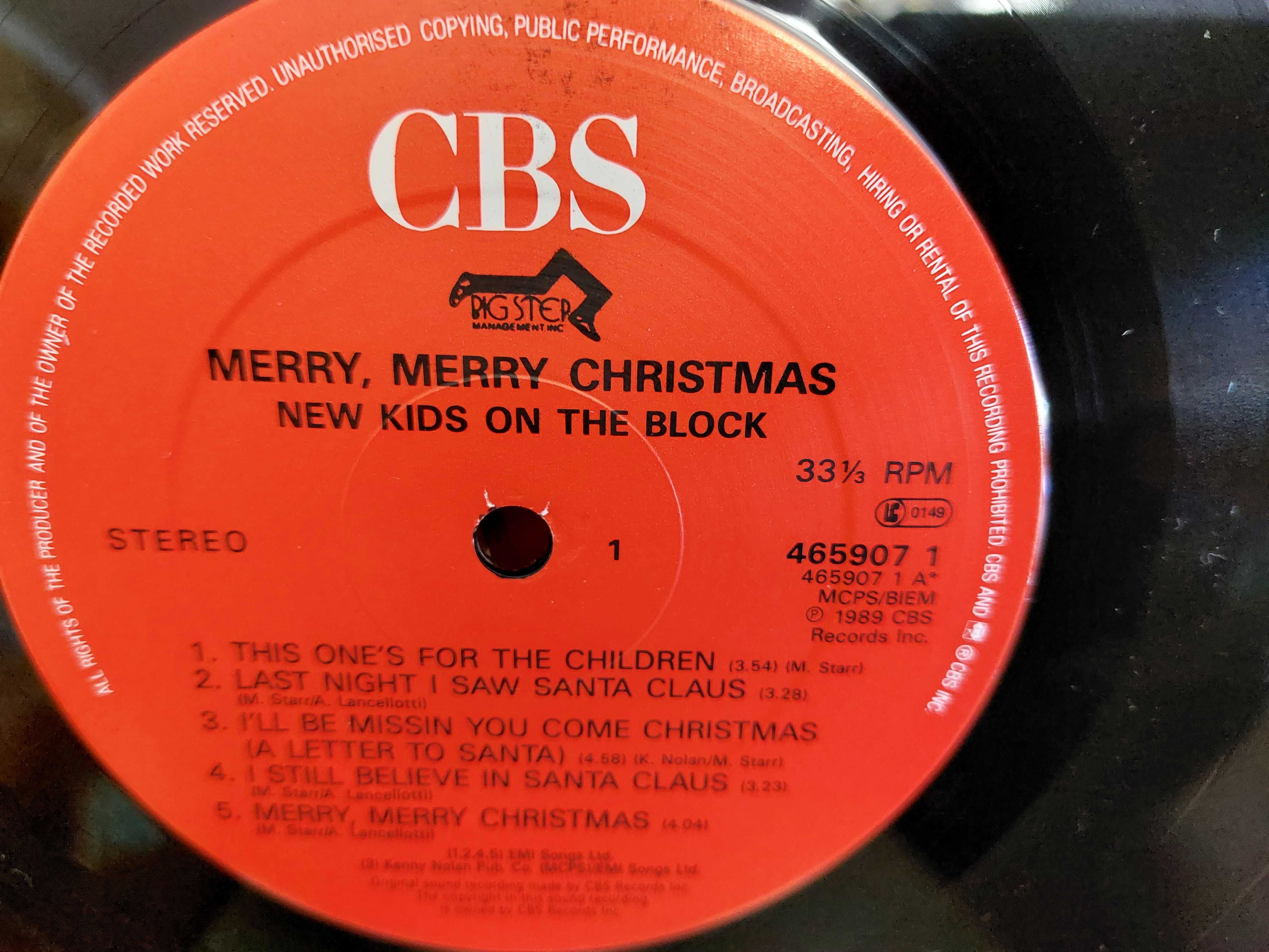 New Kids on The Block, Merry Merry Christmas płyta winylowa