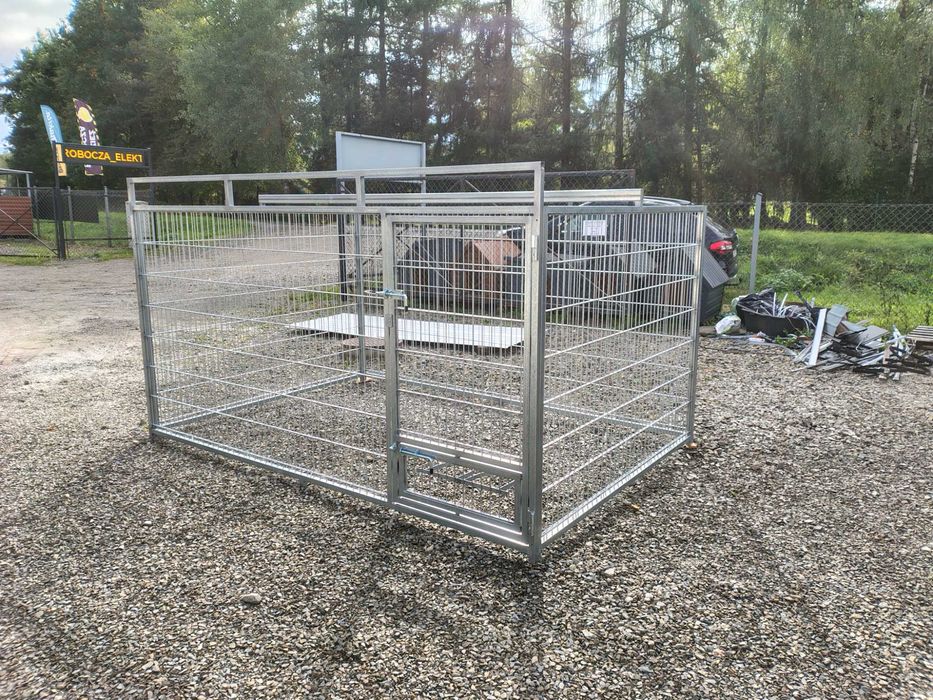 Kojec dla psa ocynkowany z siatki