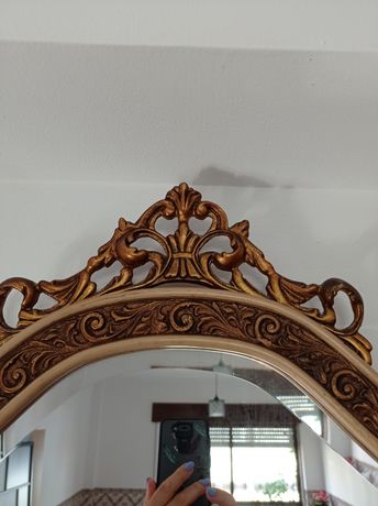 Espelho dourado vintage