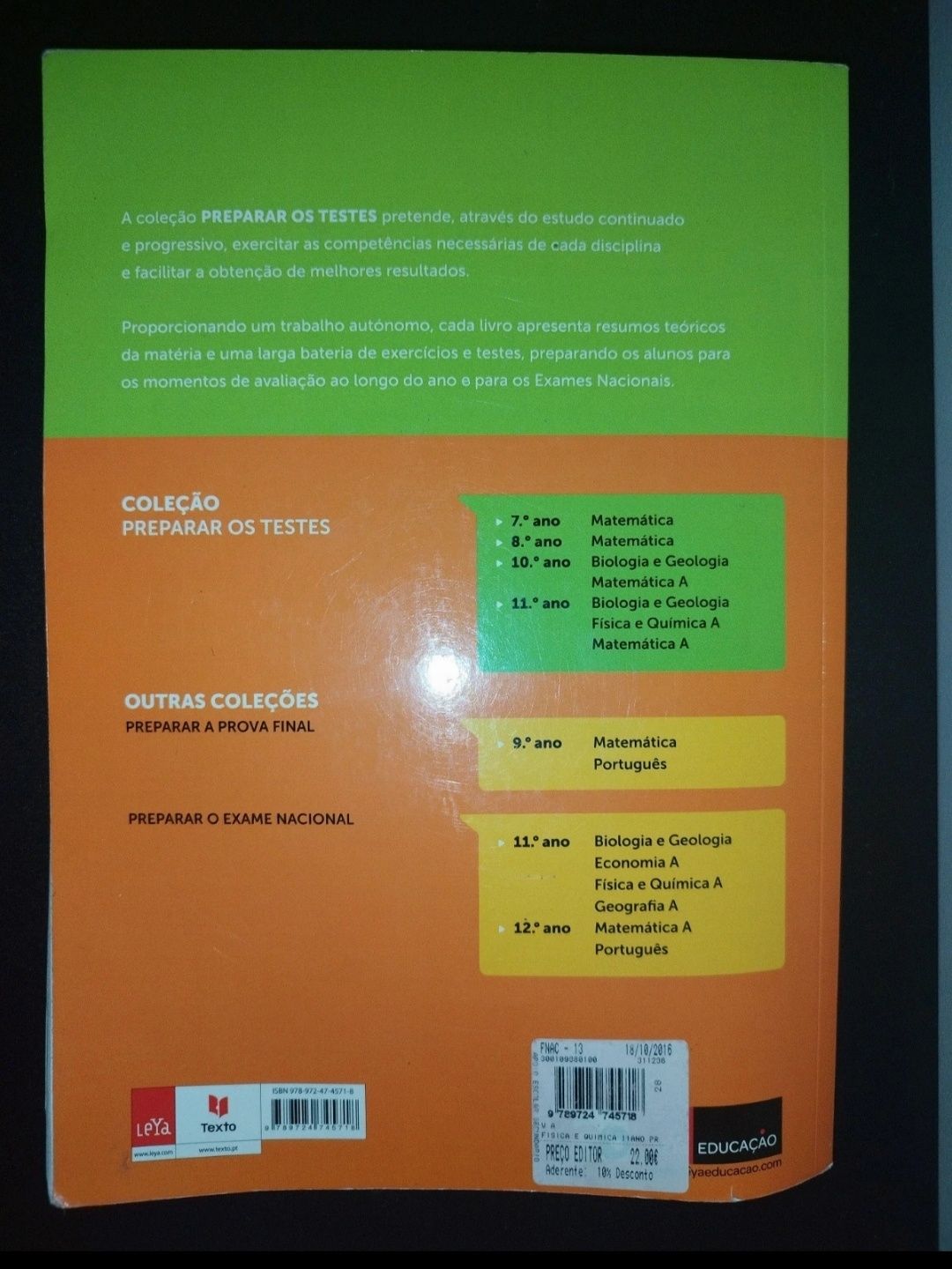 Física e química A preparar os testes 11 ano