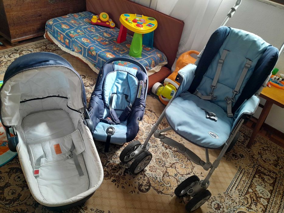 Carrinho ovo e alcofa