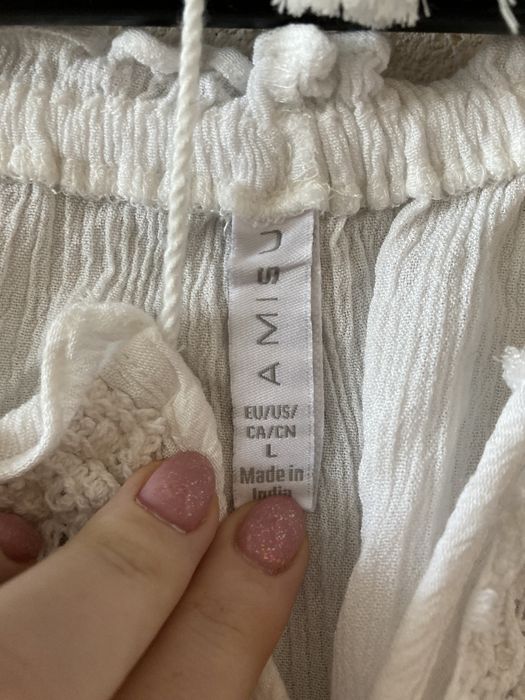 Biała koszulka new yorker L