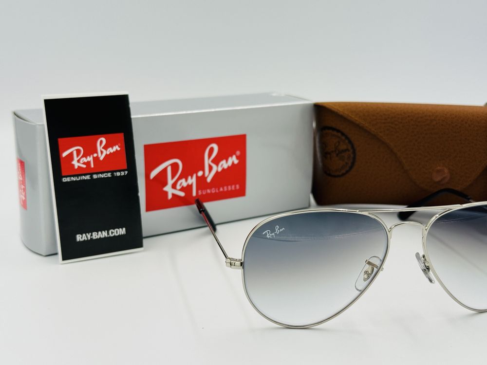 Солнцезащитные очки Ray Ban Aviator Large Metal 3025 003/32 58 стекло
