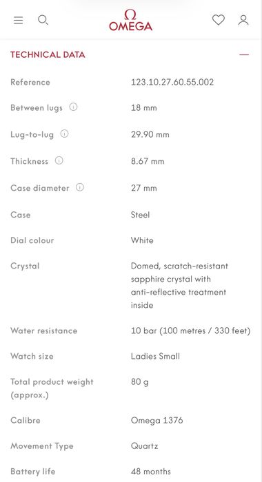 OMEGA Constellation damski kupiony w salonie w PL komplet z pudełkiem