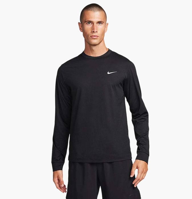 Лонгслів чоловічий Nike Dri-Fit Uv Hyverse Black FB8583-010