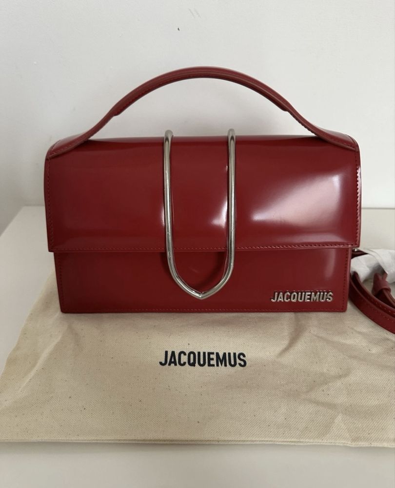 Jacquemus Le Grand Bambino сумка красная Оригинал