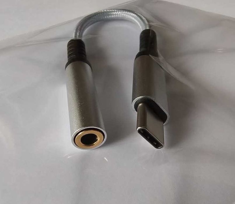 Перехідник адаптер звукова карта навушники мікрофон AUX iPhone Type-C