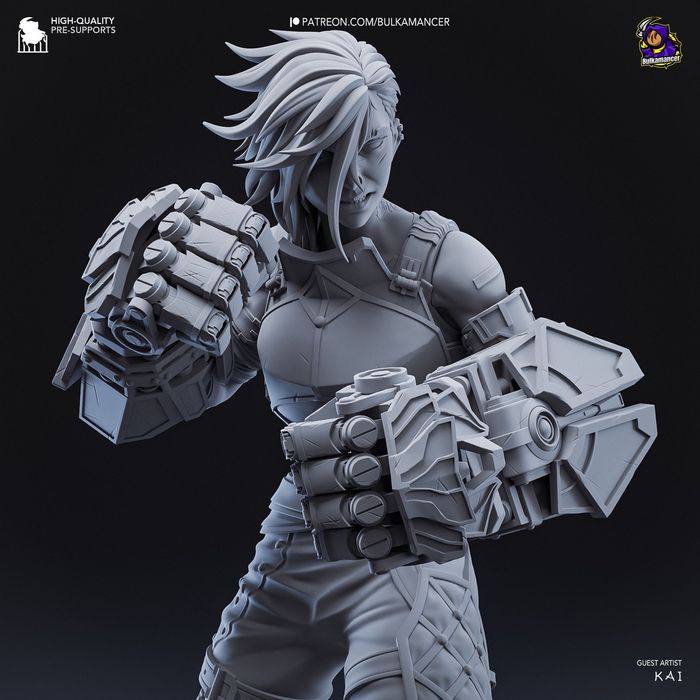 Vi | Arcane | Figurka | druk 3D z żywicy (12K)